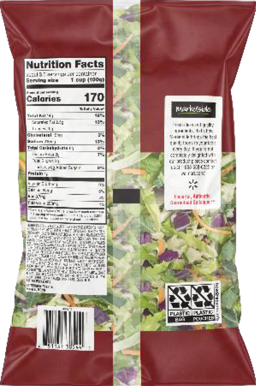Taylor Fresh Foods Voluntarily Recalls Marketside Bacon Ranch Crunch